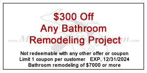Bathroom Remodeling Coupons for the Plymouth Area 